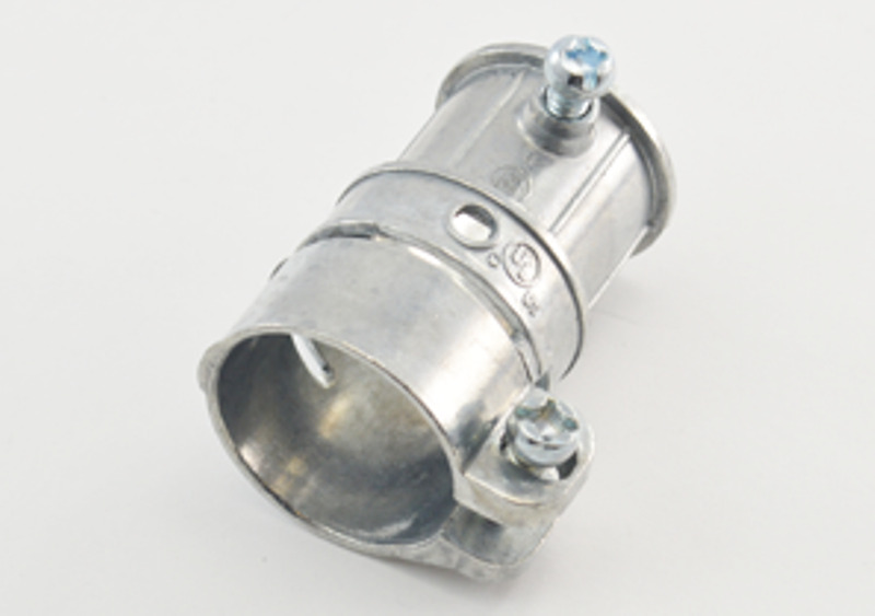 Coupling, Combination, Zinc Die Cast, Flex Size 3/4 Inch