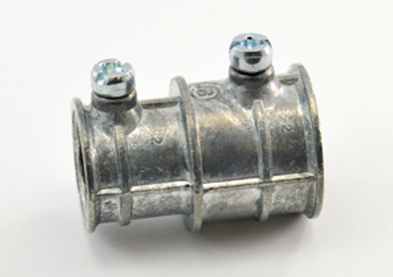 Set Screw Coupling, Combination, Zinc Die Cast, Size 1/2 Inch