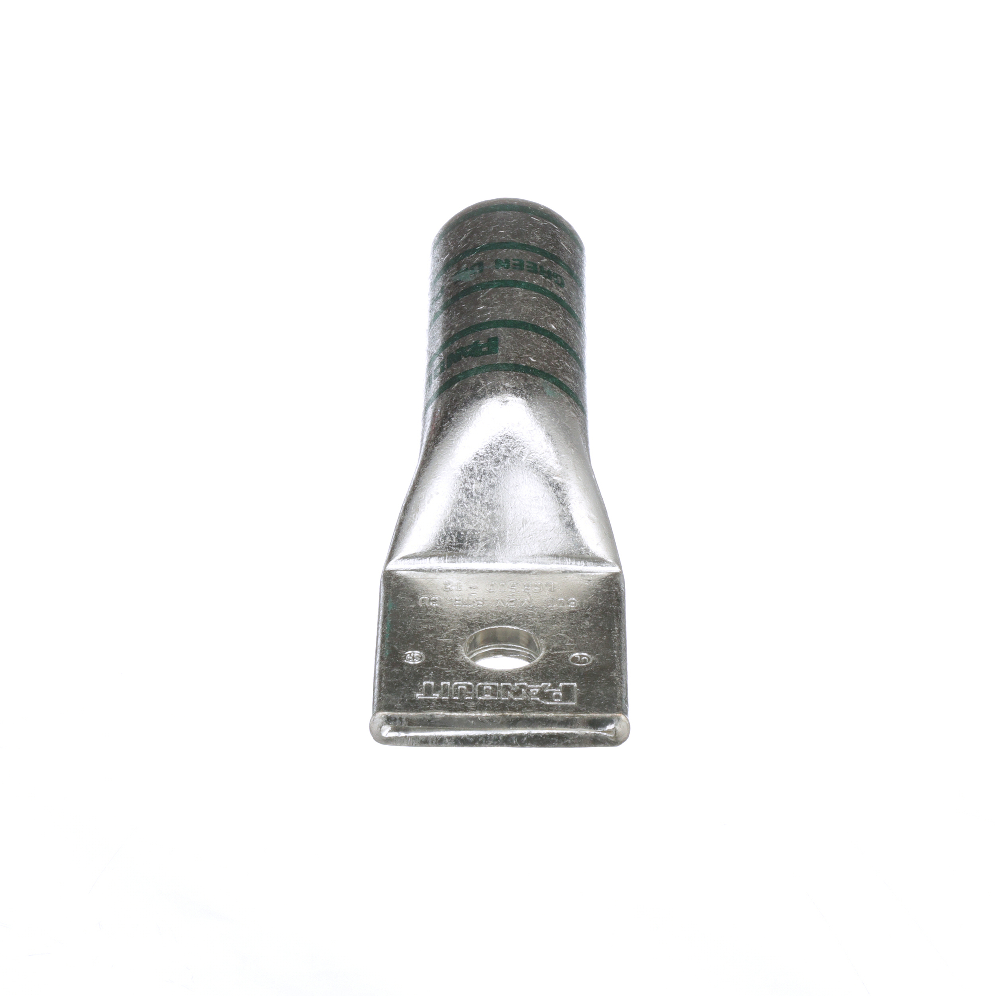 LCB600-12-6 Pan-Lug 1-Hole Compression Connector Lug, 600 kcmil Copper Stranded Conductor, Die Code: P94, 42.767 in Stud, Tin Plated Copper