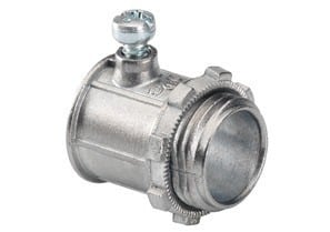 Connector, Set Screw, Zinc Die Cast, Size 1/2 Inch