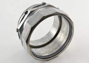 Connector, Compression, Zinc Die Cast, Size 4 Inch