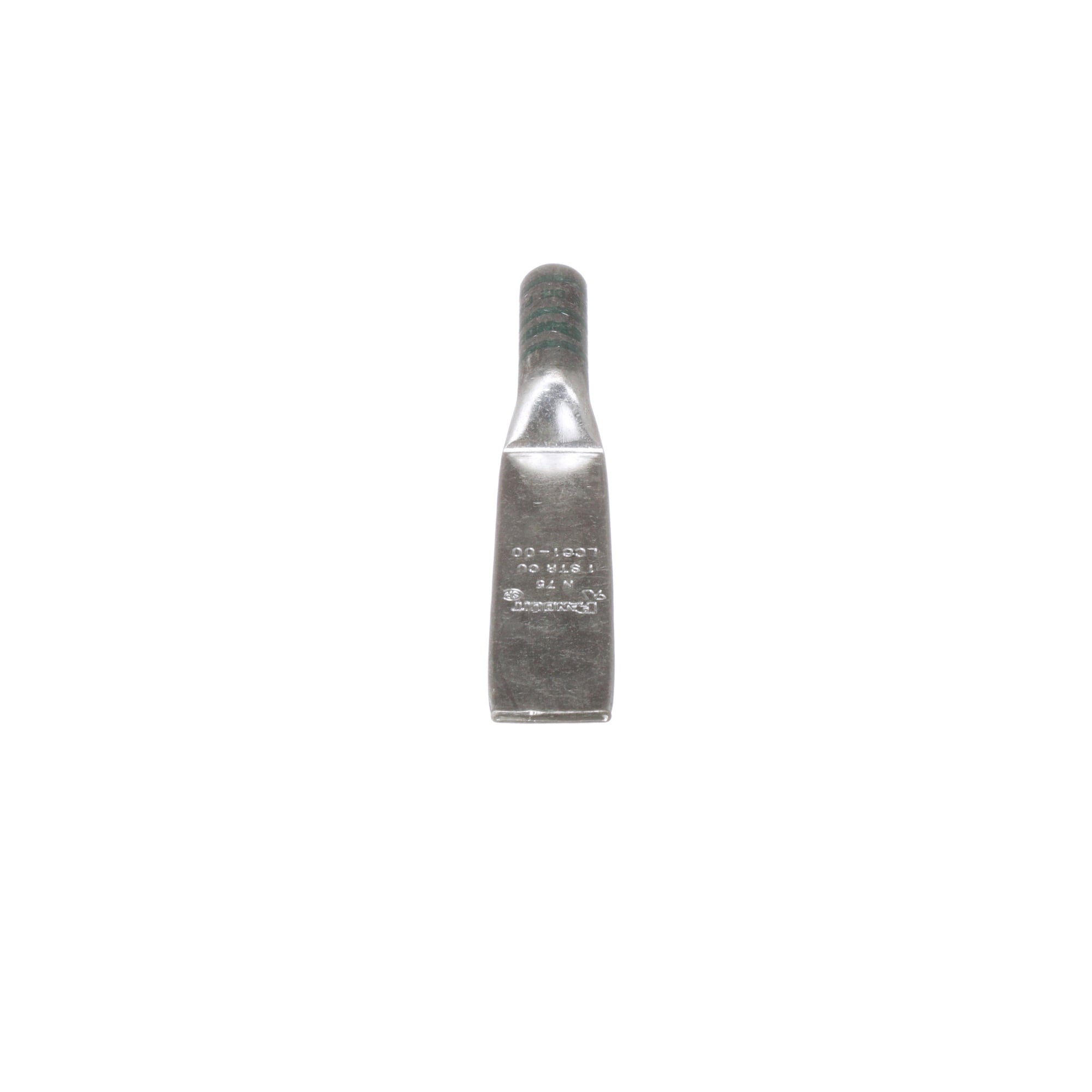 LCC1-00-E Pan-Lug Compression Connector Lug, 1 AWG Copper Conductor, Die Code: P37, Copper