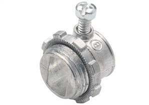 Connector, Set Screw, Zinc Die Cast, Size K.O. 1/2 Inch