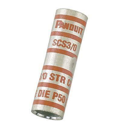 Pan-Lug SCS1-E Comp. Splice, 1, Tin-Plated Copper, PK20
