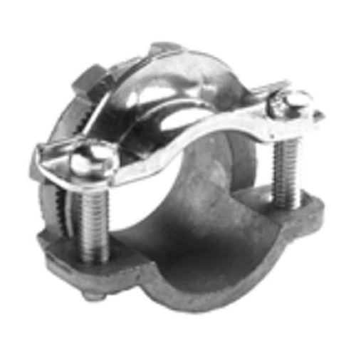 662-DC2 Bridgeport Conduit Connector, 1 in Trade, 0.85 to 1.1 in Cable Openings, For Use With Non-Metallic/Round Cable, Die Cast Zinc, Ball Burnished/Mirror Smooth