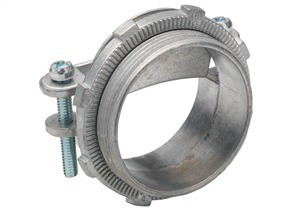 666-DC2 Bridgeport Conduit Connector, 2 in Trade, 1.75 to 1.95 in Cable Openings, For Use With Non-Metallic/Round Cable, Die Cast Zinc, Ball Burnished/Mirror Smooth