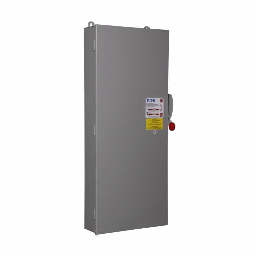 DH365NDK Heavy Duty Fusible Dusttight Single Throw Safety Switch With Neutral, 600 V AC, 400 A, 250 hp, 350 hp, 3PST Contact, 3 Poles