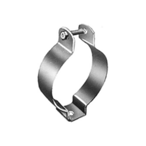 2110-S Bridgeport Conduit Hanger With Bolt and Nut, #1, For Use With 3/4 in Rigid and EMT Conduit, 304 Stainless Steel, Ball Burnished/Mirror Smooth