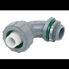 Connector, Liquid Tight, 90 Degree Non-Metallic, Size 1 Inch