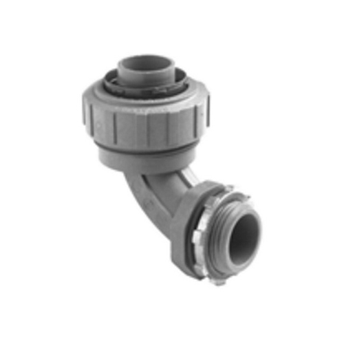 Connector, Liquid Tight, 90 Degree Non-Metallic, Size 1 Inch