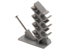 NMWH-43 Bridgeport Cable Stacker, 14 to 2 AWG/12 to 2 AWG/10 to 2 AWG/14 to 3 AWG/12 to 3 AWG/10 to 3 AWG Communication/Data Cable, Polypropylene