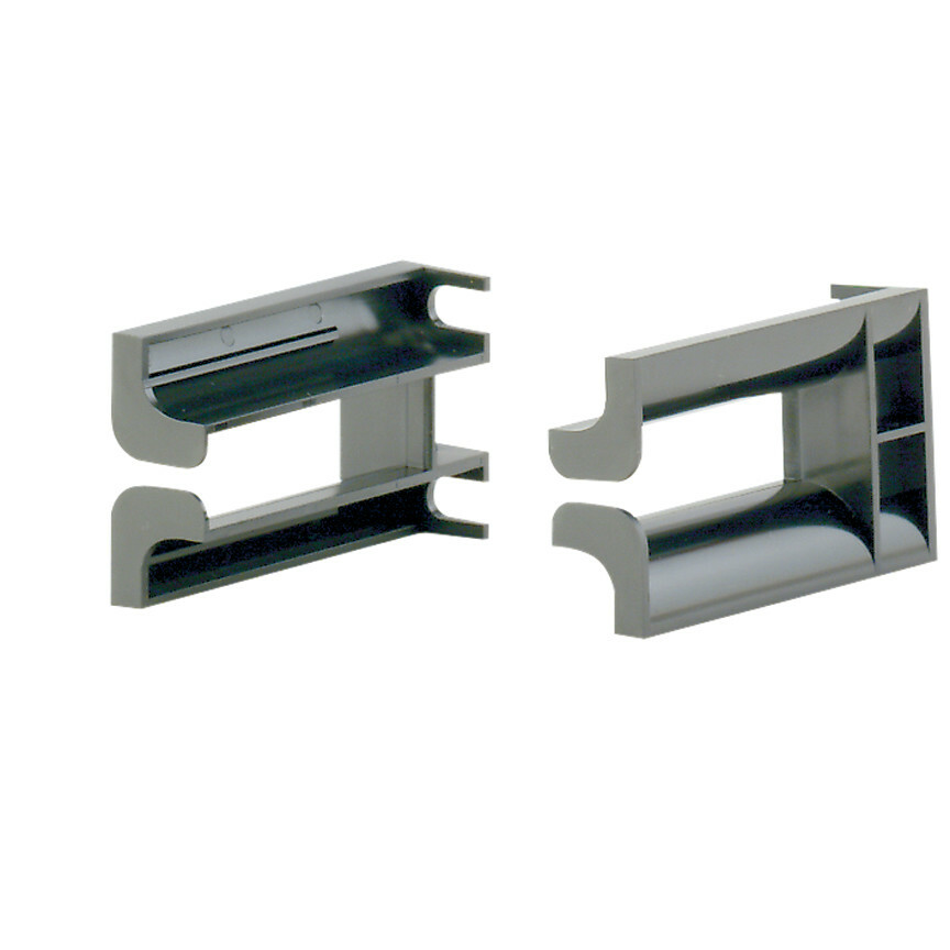 CMBRC1 Bend Radius Control Clip Kit, 1.7 in H x 3/4 in W x 3 in D, Polycarbonate, Black