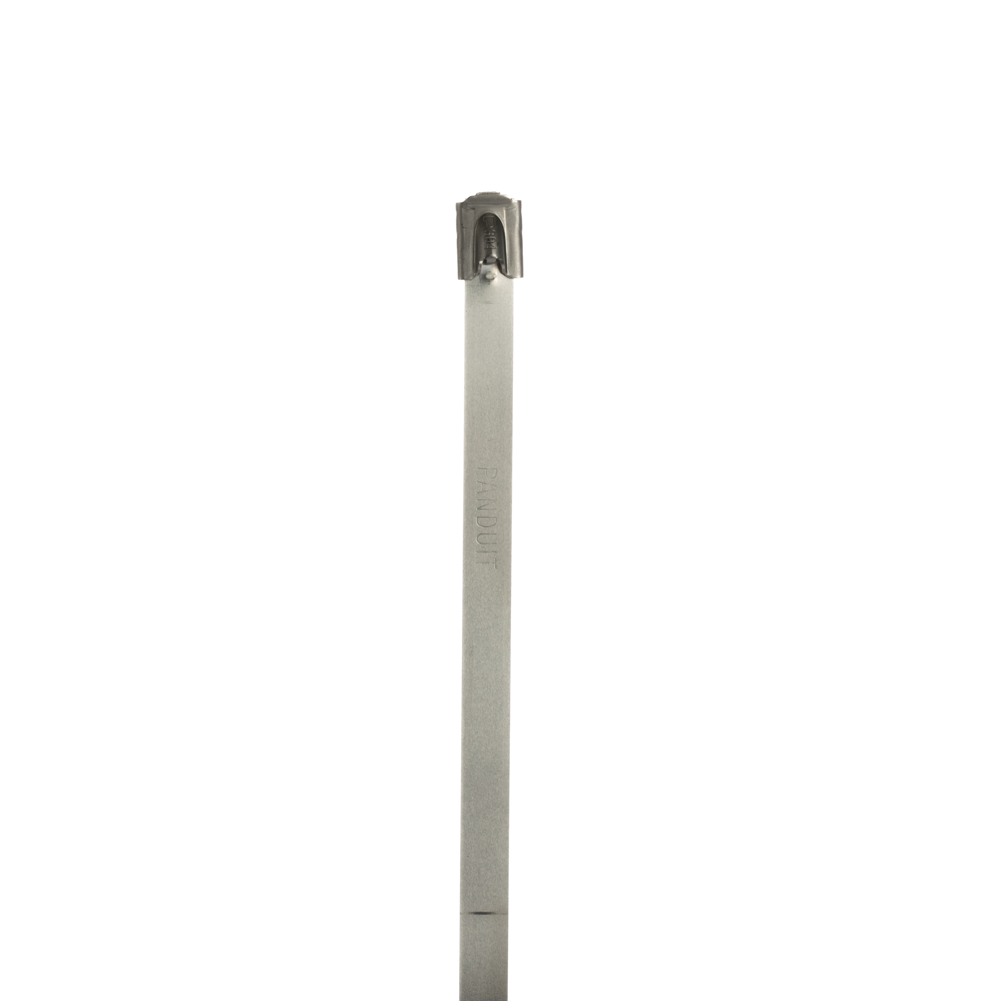 MLT4LH-LP Pan-Steel MLT Light Heavy Cross Section Cable Tie, 14.3 in L x 0.25 in W x 0.01 in THK, 304 Stainless Steel, Metallic