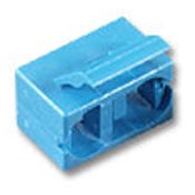 49886-DLS Fast-Cure Duplex Fiber Optic Connector, OS2 Single Mode, -45 to 85 deg C Temperature, LC Connection, Blue