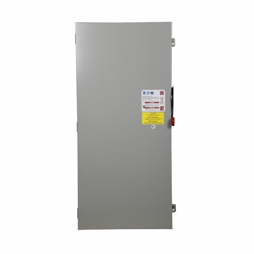 DH226NGK K Series Fusible Heavy Duty Single Throw Safety Switch With Neutral, 240 V AC, 600 A, 75 hp, 200 hp, DPST Contact, 2 Poles
