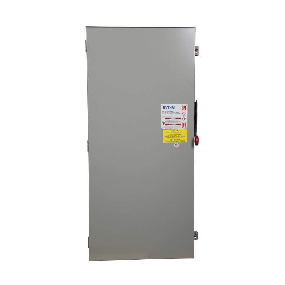 DH366URK Heavy Duty Non-Fusible Single Throw Safety Switch, 600 V AC, 600 A, 200 hp, 400 hp, 500 hp, 3PST Contact, 3 Poles