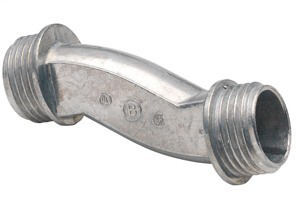 Nipple, Offset, Zinc Die Cast, Size 1 1/2 Inch