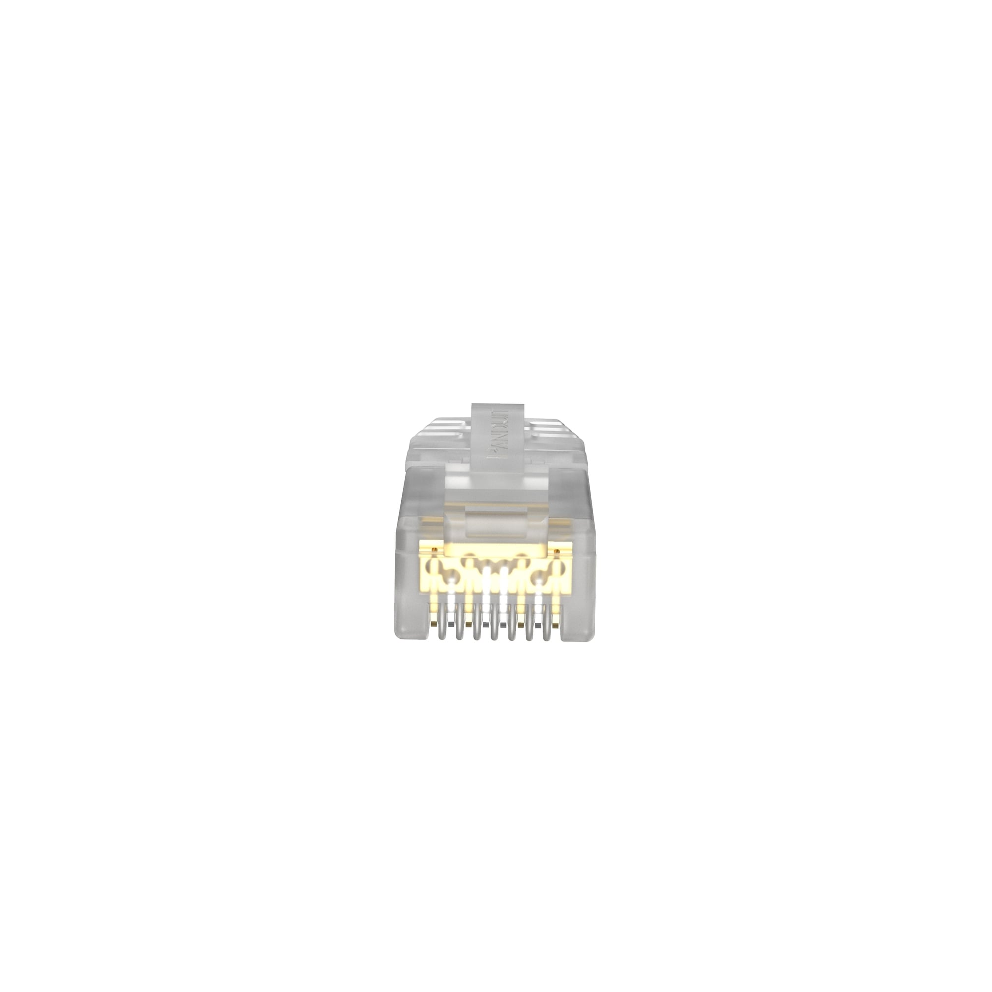 SP688-C Pan-Plug TX6 8-Position 8-Wire UTP Unshielded Plus Modular Plug, Polycarbonate, 100 Ohm Impedance