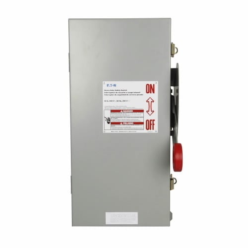 DH362FDK2WR K Series Fusible Harsh Environment Heavy Duty Single Throw Safety Switch, 600 V AC, 60 A, 20 hp, 25 hp, 30 hp, 50 hp, 3PST Contact, 3 Poles