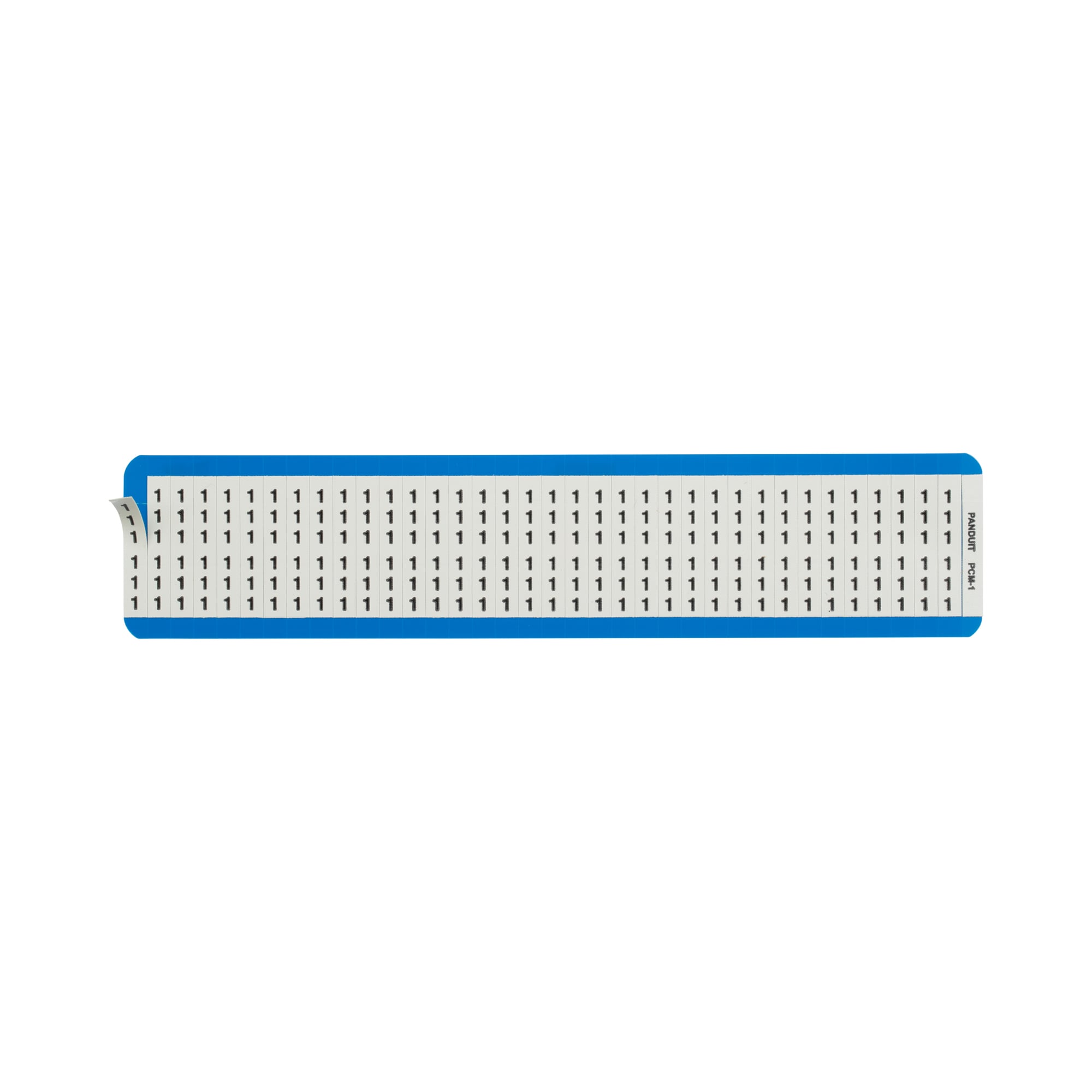 StrongHold PCM-1 Wire Marker Card, 1, White, PK25