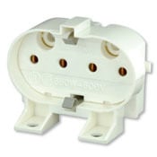 23455 Twin Tube Lampholder With Internal Shunt, 660 W Lamp, 600 VAC, 2G11 Lamp
