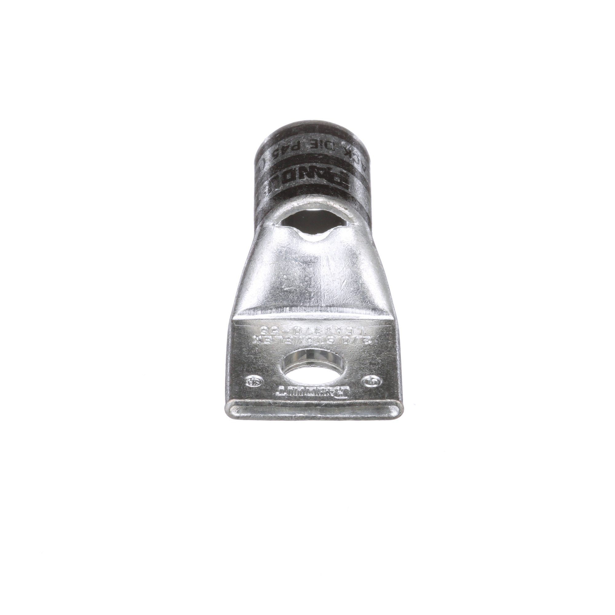 Pan-Lug LCAX2/0-56-X Comp. Lug, 2/0, Flex, Tin Plt Copper, One 0.31" Stud, PK10