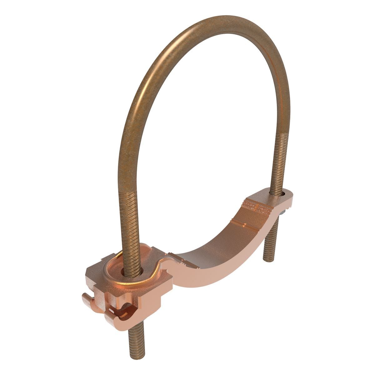 GAR3906BU GAR-BU Mechanical Grounding Connector, 6 in Rod, 4 to 4/0 AWG Conductor, Copper