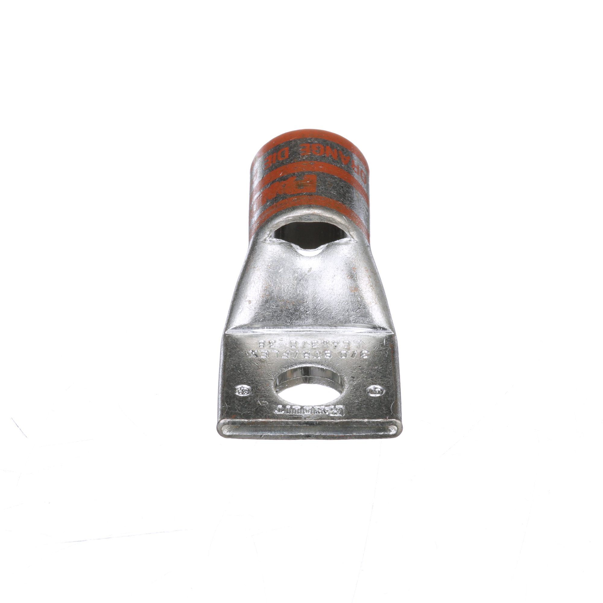 Pan-Lug LCAX3/0-38-X Comp. Lug, 3/0, Flex, Tin Plt Copper, One 3/8" Stud, PK10