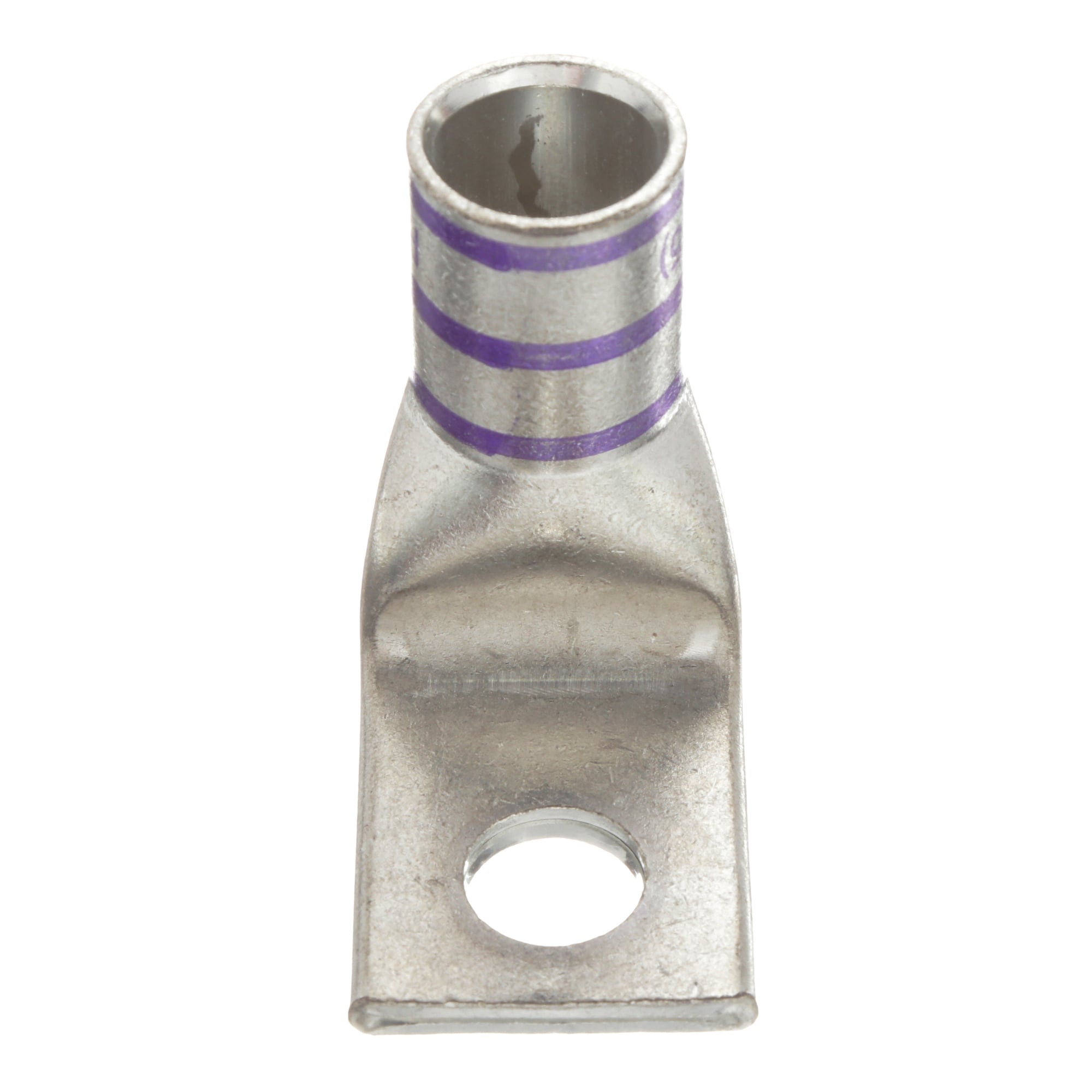 Pan-Lug LCAX4/0-12F-X Comp. Lug, Flex, Tin Plt Copper, 90, One 0.5" Stud, PK10