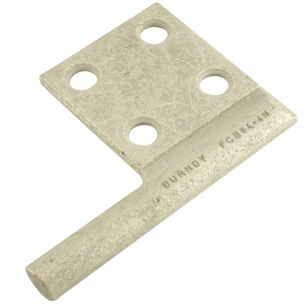 FCB634N 4-Hole T-Connector Transformer Tap Adapter, (4) 9/16 in Hole, 1/2 x 2-1/4 in Stud, Cast Copper Alloy