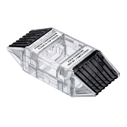 StructuredGround CLRCVR3-1 Cover, 3-1, Clear/Black, Polycarbonate/Polypropylene