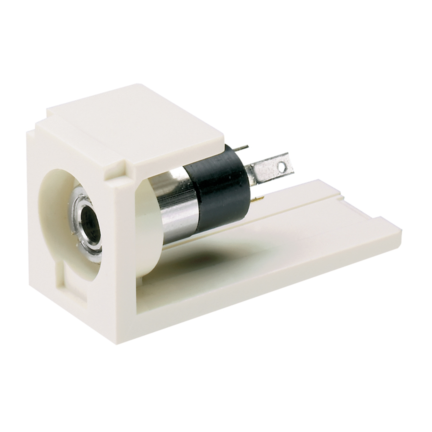 Pan-Net Stereo Connector Module, 3.5MM, White