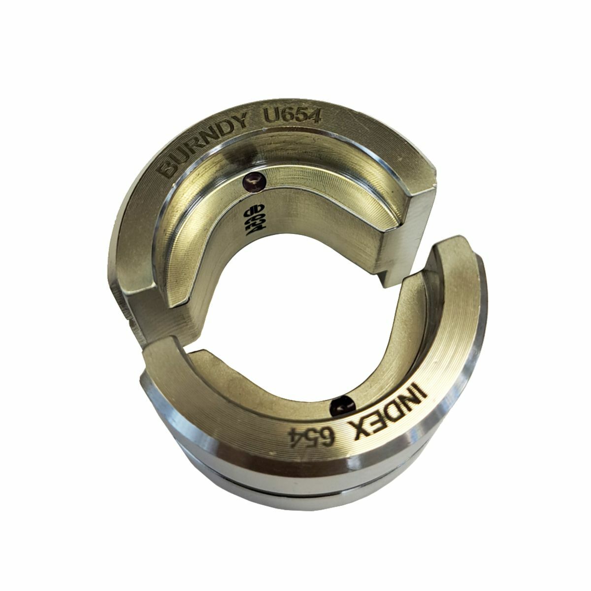 U654 Style U Radial Butting Twin Crimping Die, 250 kcmil, Stainless Steel
