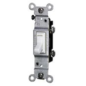 2651-2W Grounding Toggle Switch, 120 V AC, 15 A, 1/2, 2 hp Power Rating