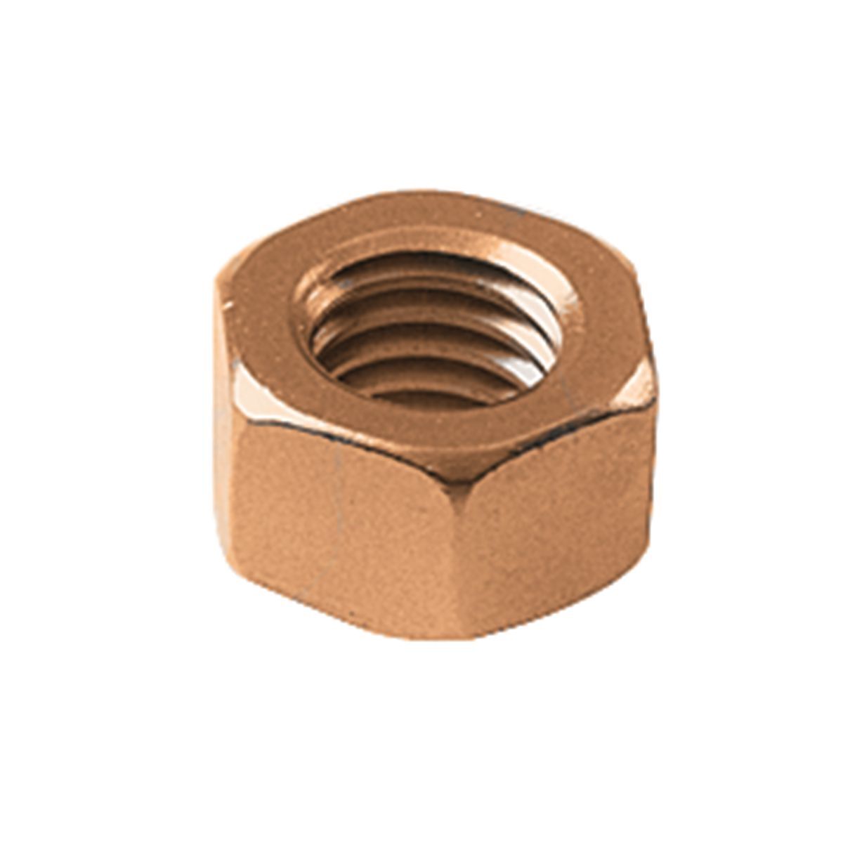 50CHENBOX Type 3A Hexagonal Nut, 1/2-13, Silicon Bronze