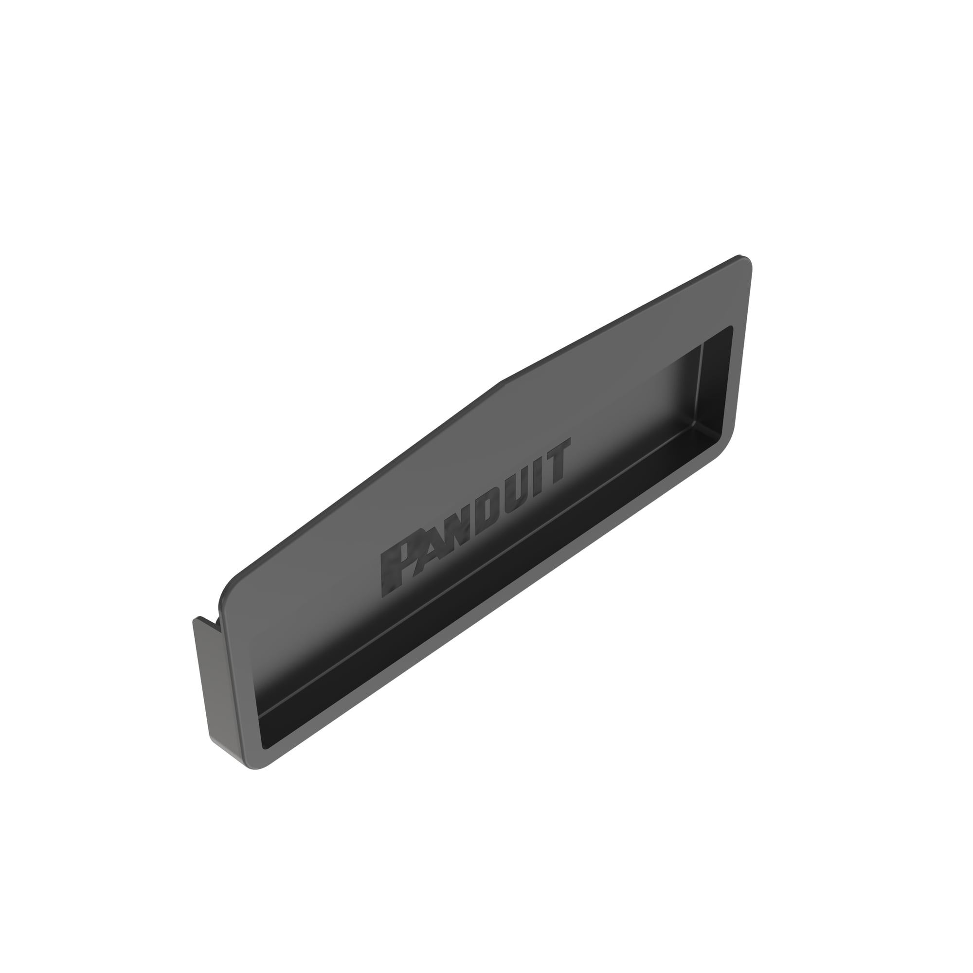 FiberRunner End Cap Fitting, 12x4, Black
