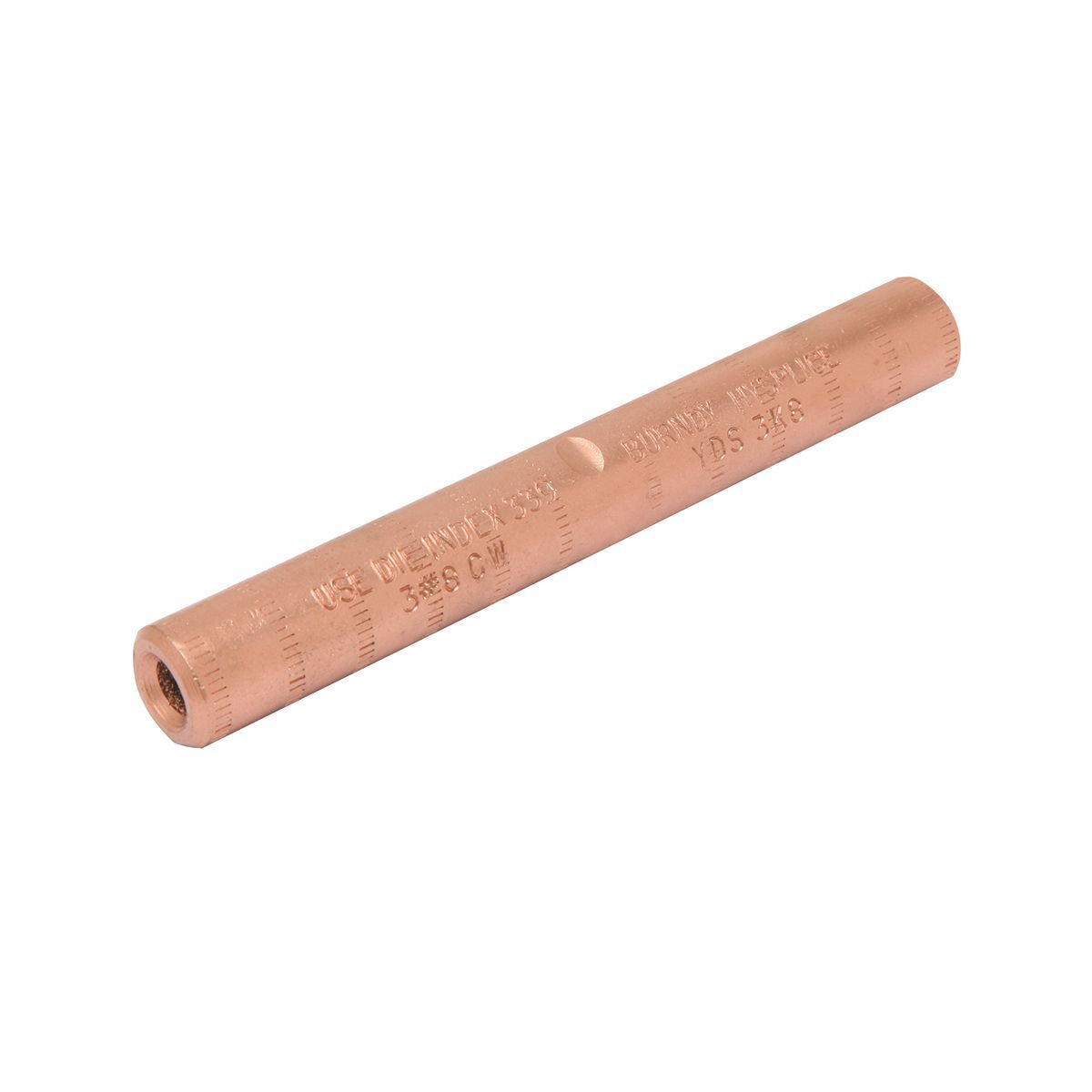 YCS28 Loop Splice Connector, 4/0 AWG Copper Conductor, Die Code: 168, Copper