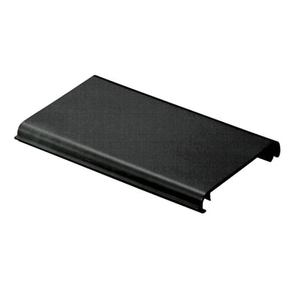 FRHC4BL6 Snap-On Hinged Cover Hinged Cover, 72 ft L x 5.24 in W x 0.78 in H, PVC, Black