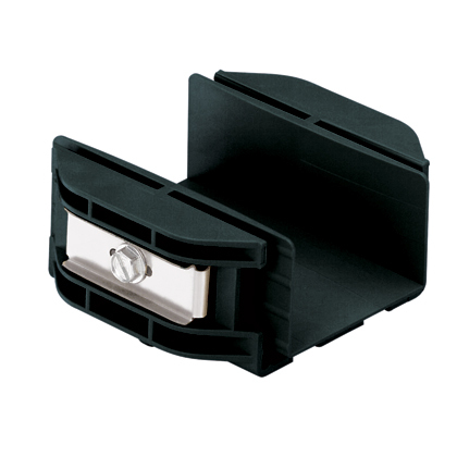FBC2X2BL QuikLock Coupler, For Use With FiberRunner 2 x 2 in Routing System Fitting, 2 x 2 in, ABS, Black