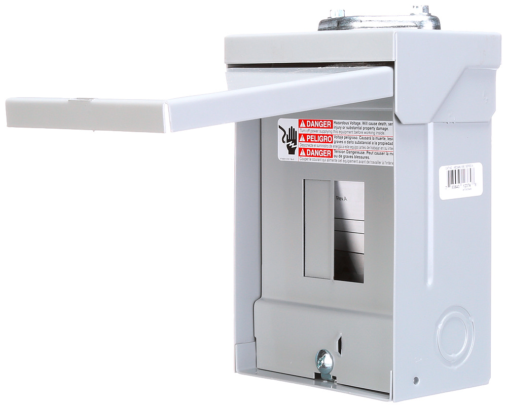 W0204ML1060 1-Phase Circuit Breaker Enclosure, 8 in L x 5 in W x 4-1/4 in D