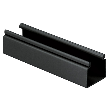 HS2X2BL6NM FiberRunner Type HS Channel Solid Hinged Duct, Channel Slot, 1.92 in W x 1.92 in D, PVC