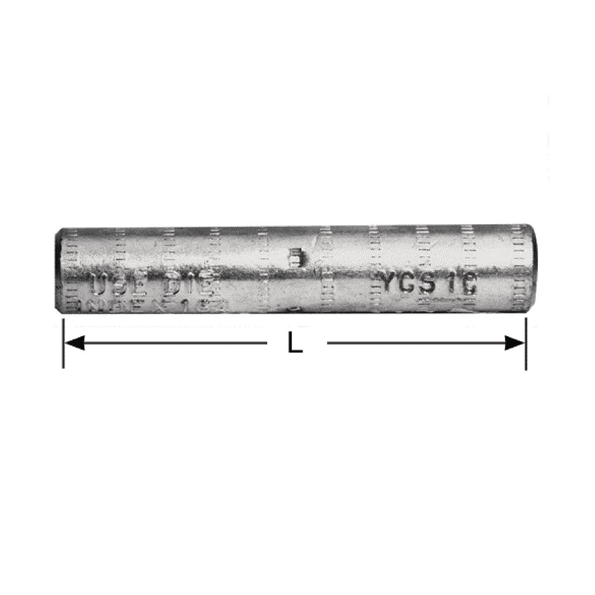 YCS33R YCS-R Jumper Sleeve With Staked Cable Stop, 336.4, 397.5 kcmil ACSR/6201/5005/Aluminum Conductor, Die Code: 316, Aluminum