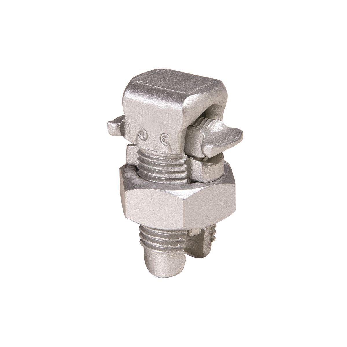 KSA6 Split Bolt Connector, (1) 10 to 6 AWG Conductor, 1.28 in L, Aluminum