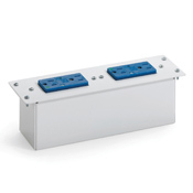 47605-DP 4-Outlet Double Duplex AC Power Surge Protective Module With (2) Duplex Blue Receptacles, 125 V AC, 15 A