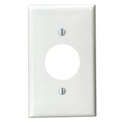 80704-R Standard Size Traditional Wall Plate, 1 Gangs, 2-3/4 in W x 4-1/2 in H, Thermoplastic, Red