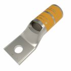 3/0 AWG CU, One Hole, 3/8 Standard Barrel, Inspection Window, Narrow Tongue Internal Chamfer, Tin Plated, UL/CSA, 90?C, Up to 35kV, ORANGE Color Code, 14 Die Index.