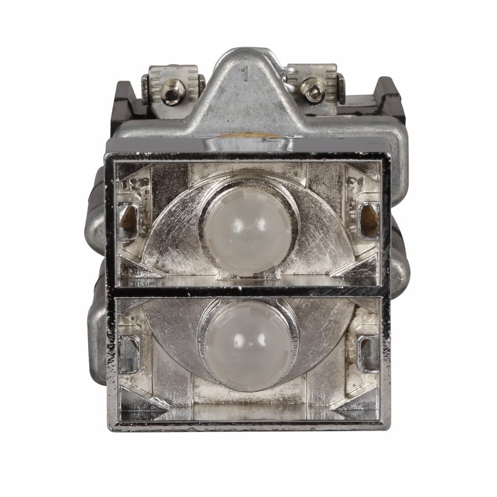 E30CA Dual Unit Square Multi-Function Actuator Metallic Indicating Light, 120 V AC