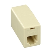C0250-I 4-Conductor In-Line Cord Coupler, Ivory