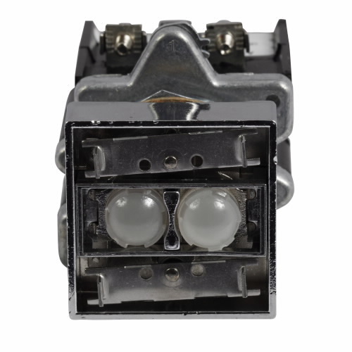 E30JF Full Voltage Multi-Function Square Illuminated Pushbutton Operator, 30.5 mm, Double Button Operator, Momentary Contact