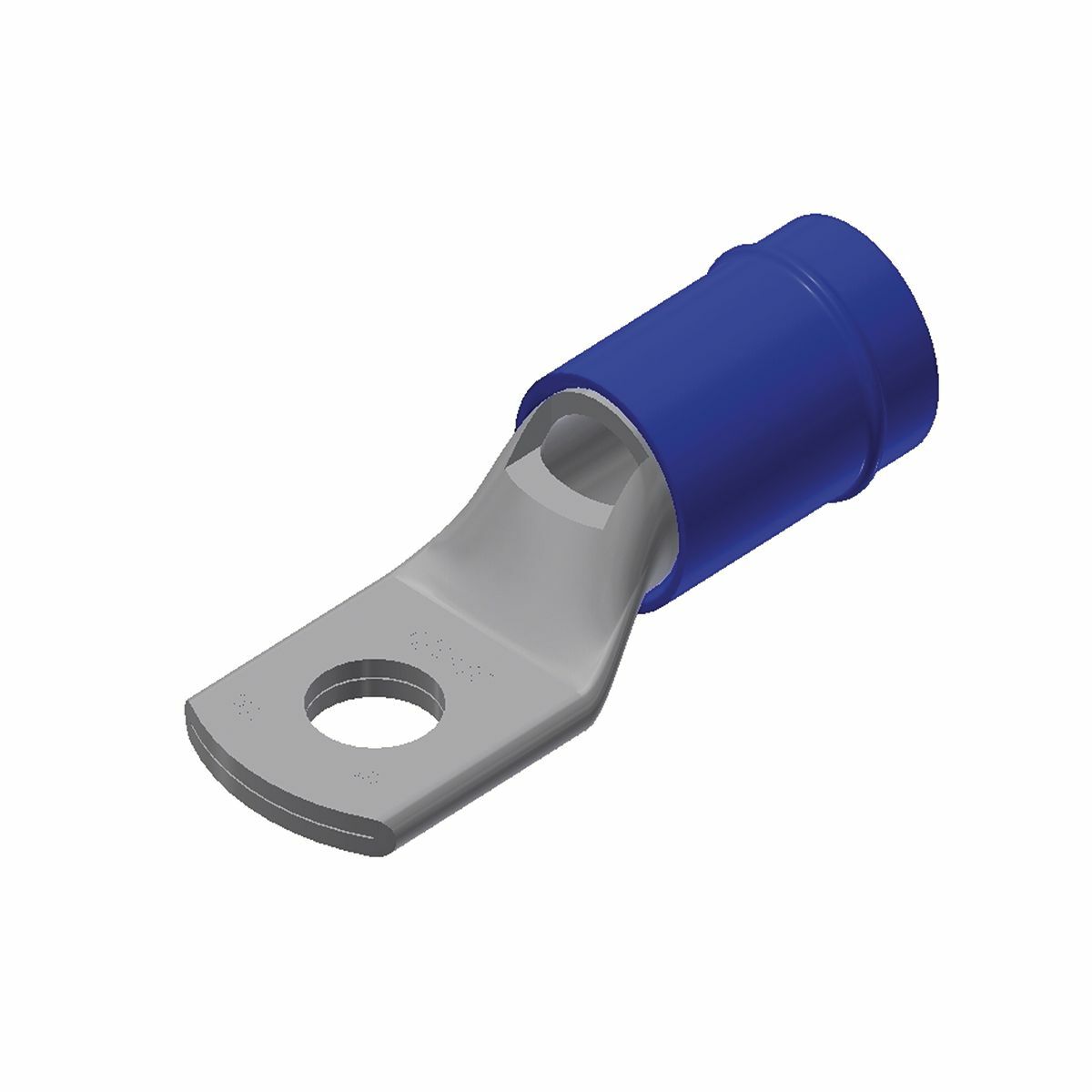 YAEV6CL1 YAEV-L 1-Hole Heavy Duty Compression Lug With Inspection Hole, 6 AWG Stranded Copper Conductor, #8 to #10 Stud, Copper